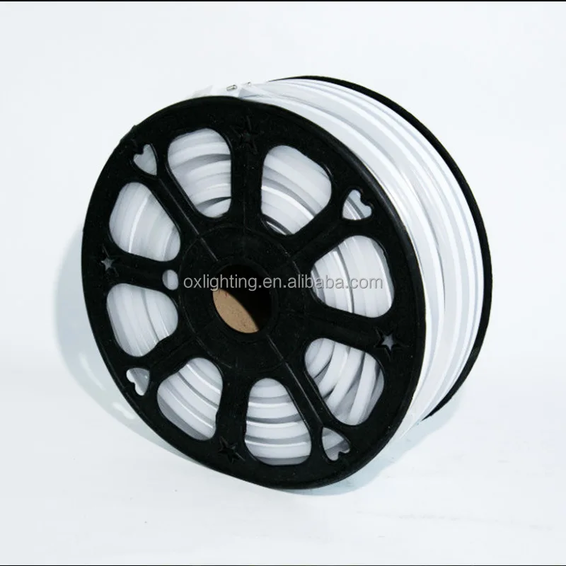 Rgb Neon Led Strip 220v High Voltage Rgb Led Neon Flex Rope Light 100m Outdoor 220v Rgb LED Neon Strip Rope Tira Luz Fita Cinta