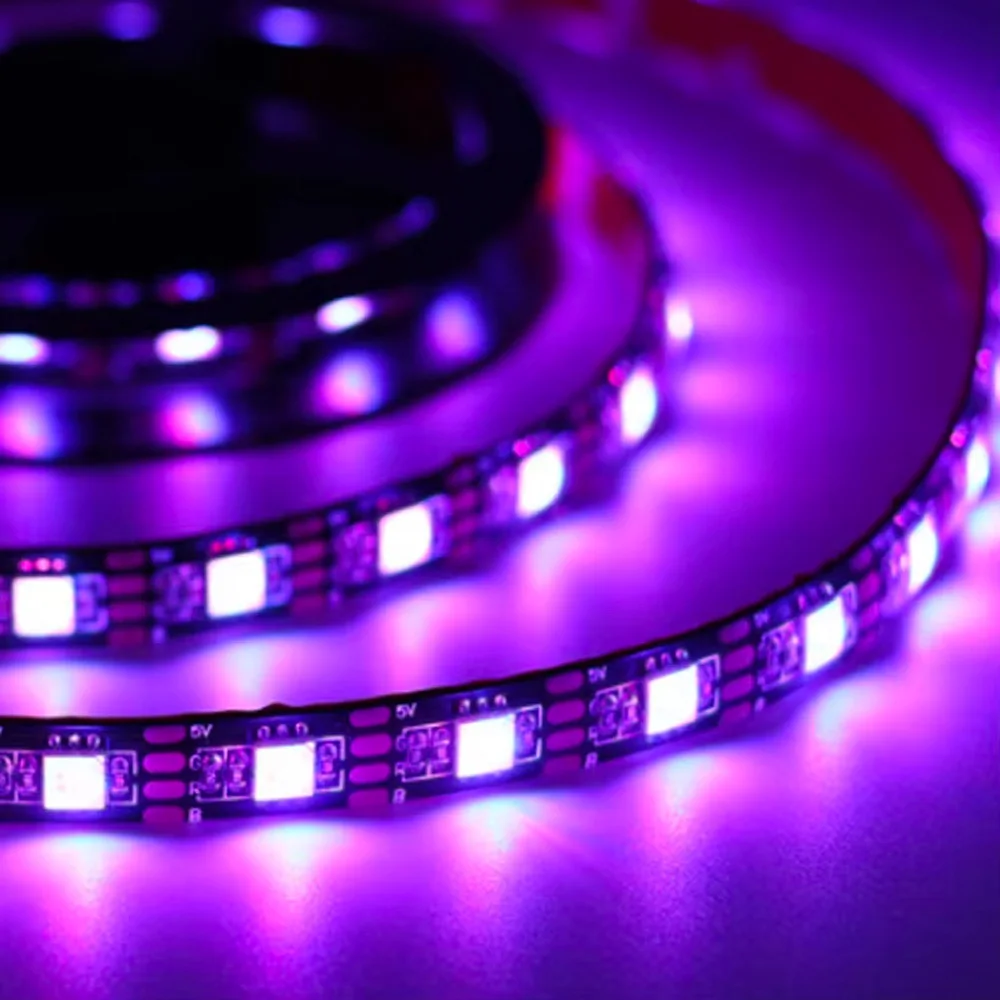 Горячая Распродажа IP65 светодиодные полосы Гибкие 5 М 5050 RGB водонепроницаемые с пультом дистанционного управления для ТВ фона домашнего декора