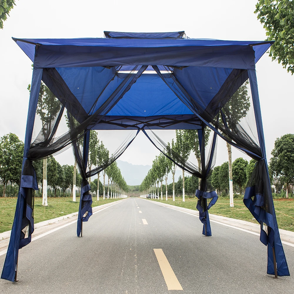 Diy Waterproof outdoor 420D oxford mesh awning tent 10x10 foldable car canopy