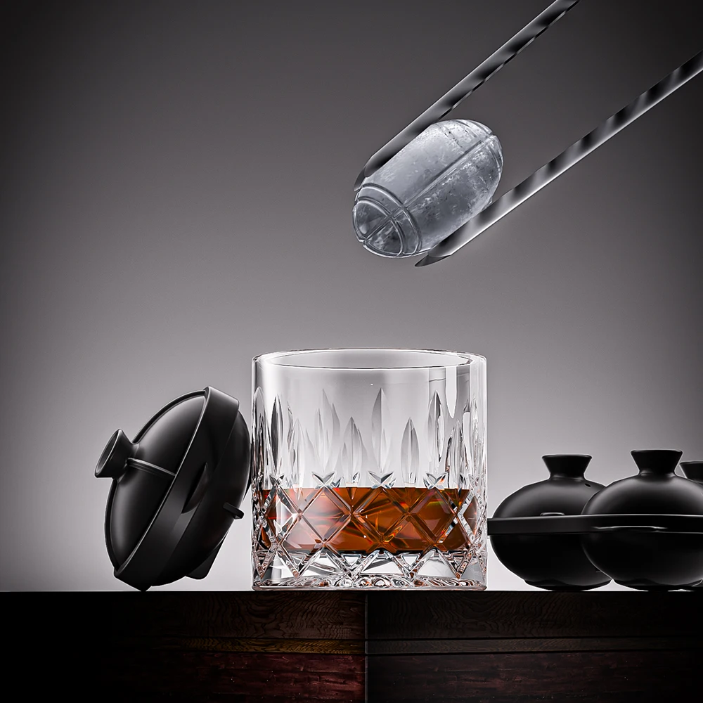 Unique Sports Rugby Ice Ball Maker for Game Day Silicone Ice Cube Mold for Chilling Cocktails Whiskey and Homemade Juice