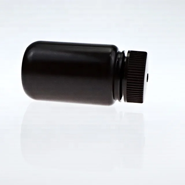 lab equipment Reagent Bottle Mddical Grade Polypropyle15ml  brown Wide Mouth PP Plastic Laboratory Analysis