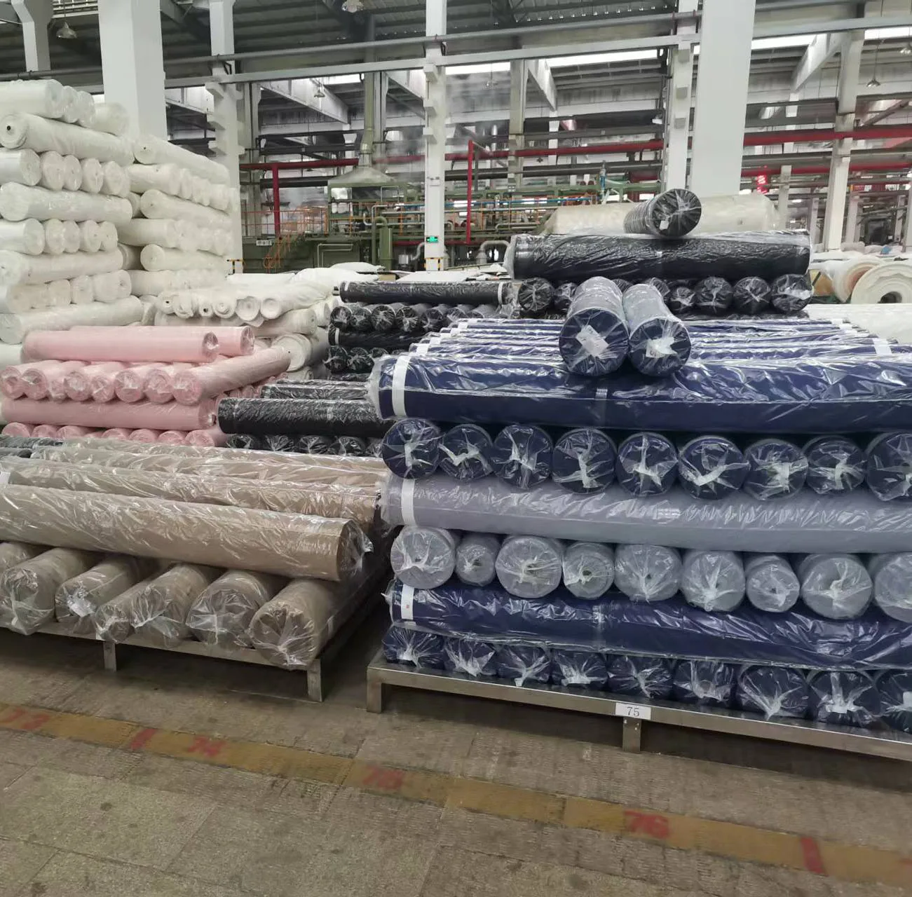 cheap 170t taffeta fabric 100% polyester fabric customize pu pvc pa coating recycled repreve fabric GRS certified waterproof