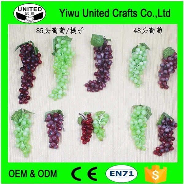 Artificial fruits decorative artificial grapes fake grapes plastic grapes