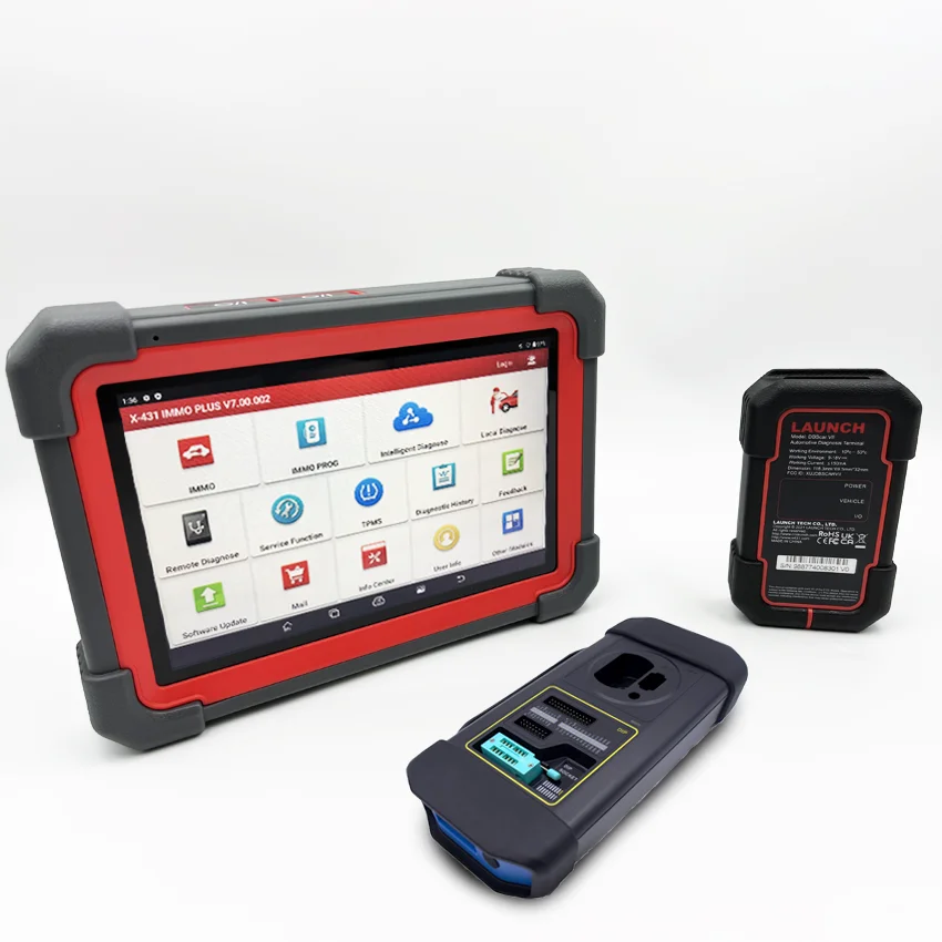 LAUNCH X431 IMMO PLUS Car Diagnostic Scanner Key Programmer 39 Reset Function ECU Coding Active Test Diagnostic Tools