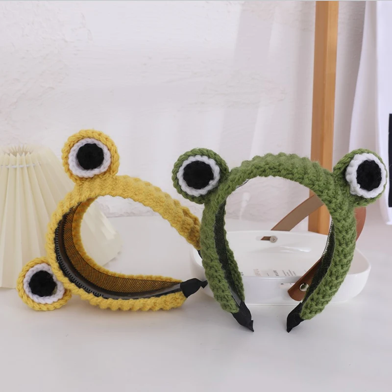 Hair Bands Accessories for Children Girls Kids Frog Green Cute Headband Casual Dress Hair Clip Party Accessories