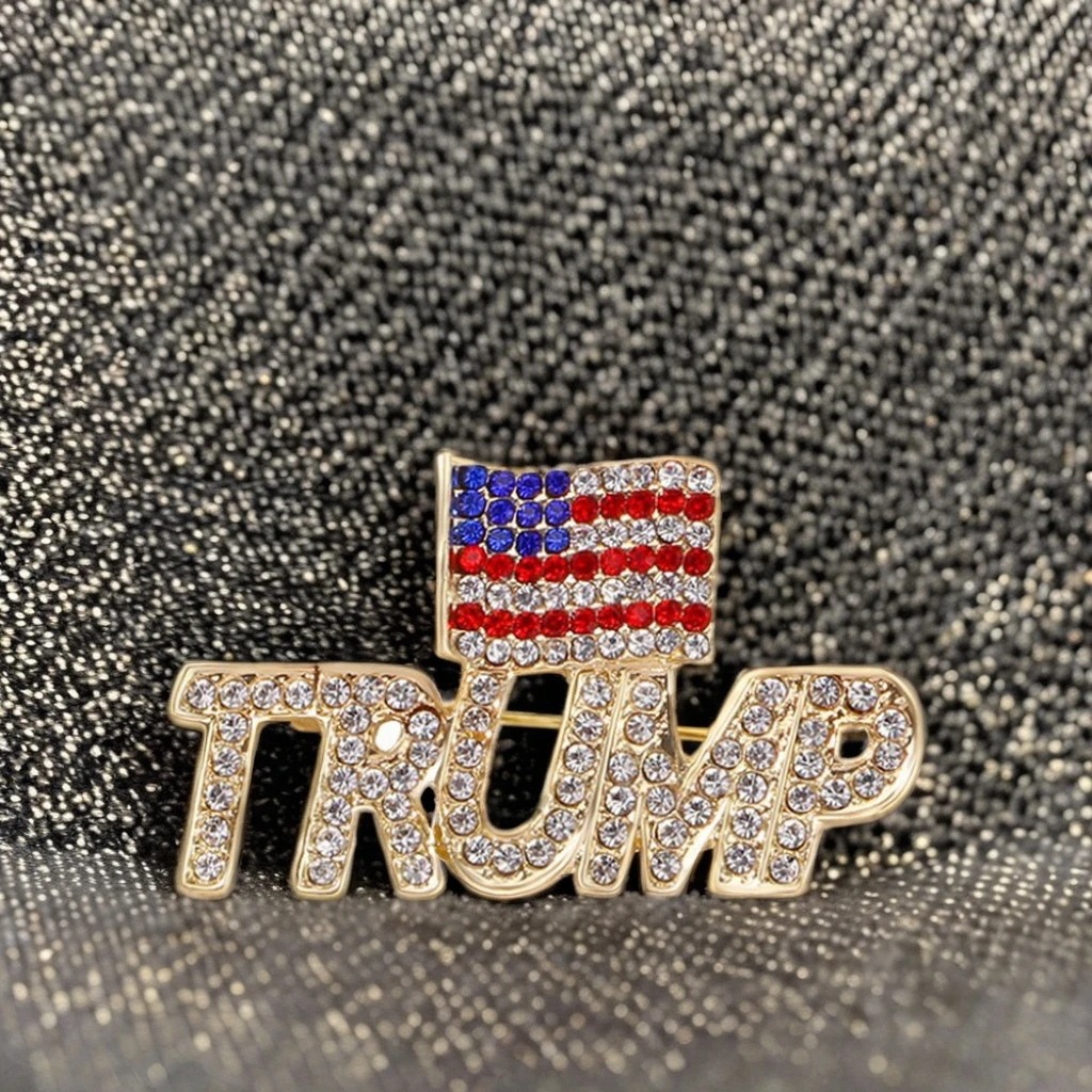 Wholesale alloy paint cartoon fairy tale elements vote brooch personality pattern design fashion jewelry brooch