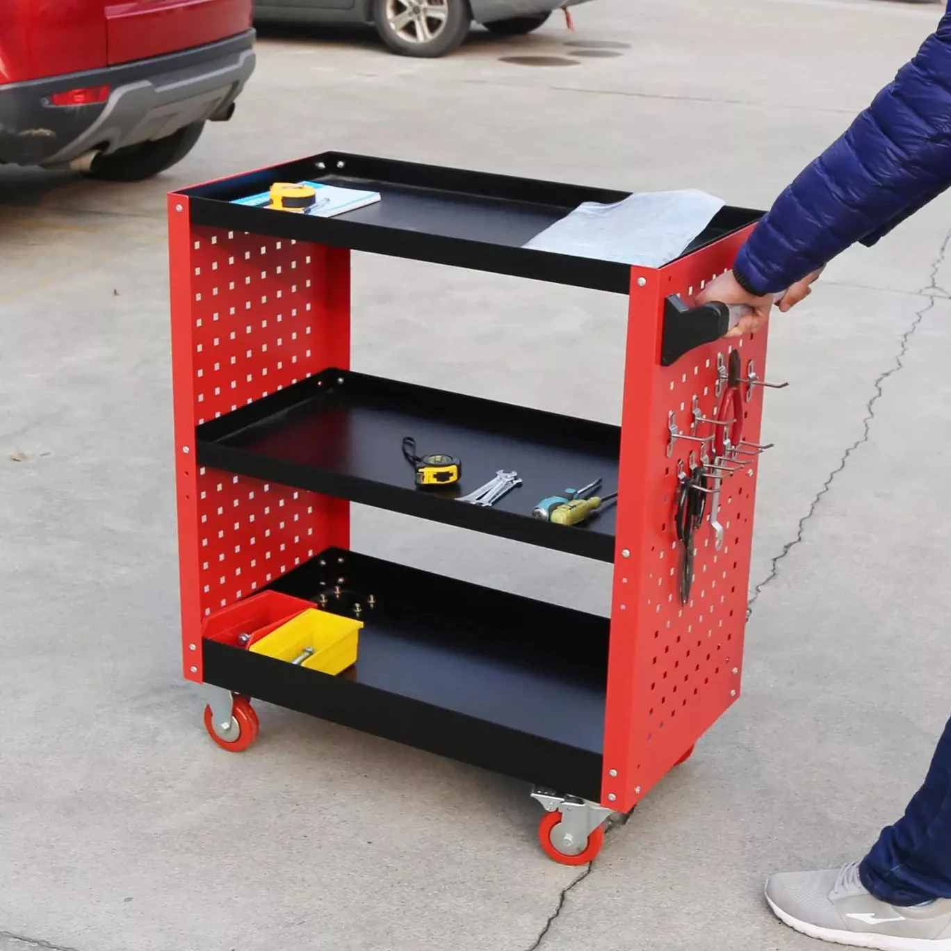 Transformers Autobots  Rolling Tools Cabinet  Roller Wheels Workshop Garage Household Tools Cabinet Trolley