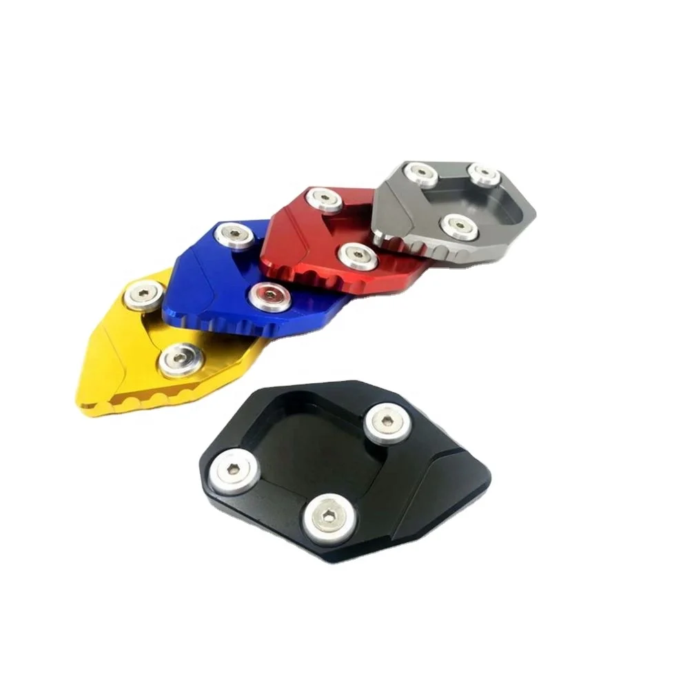 Motorcycle CNC Foot Side Stand Extension Kickstand Enlarge Pads Plate Aluminium Alloy for Honda CBR 600RR 2007-2016