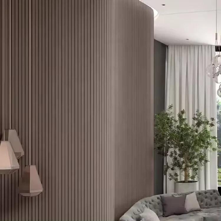 KASARO Manufacturer Oak Mdf Flexible Acoustic Ceiling Panels For Bedroom Decor Wall
