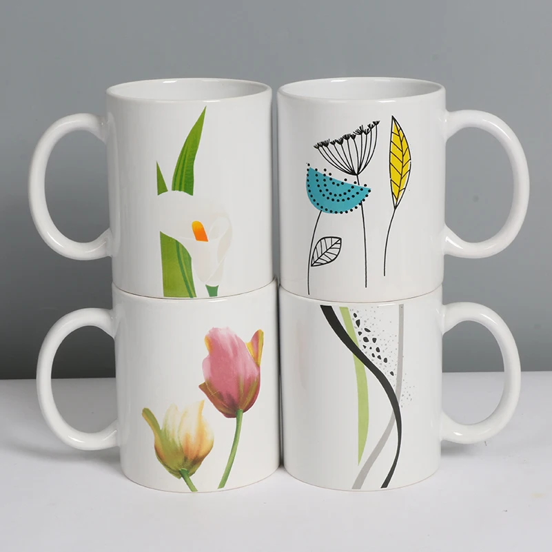 Wholesale Ceramic mug Custom Logo Coffee Mug Milk Cup White Blank Sublimation Mugs