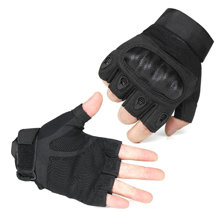 2021 Amazon Hot Sell Protective Shock Resistant Half Finger Tactical Gloves