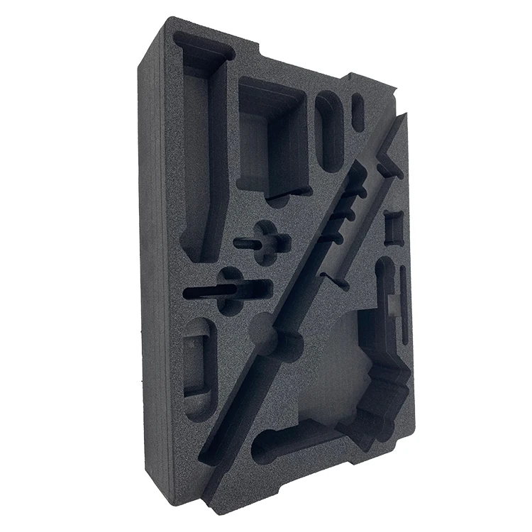 CNC integrated molding process eva hard sponge tool insert EVA foam engraved lining