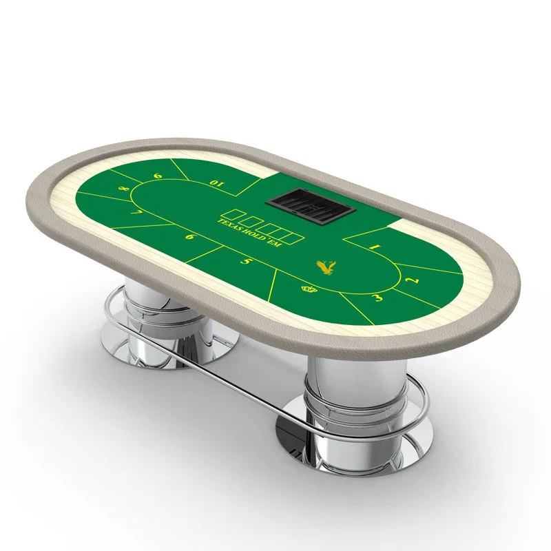 Оптовая продажа от производителя YH, деревянные покерные столы для казино Делюкс, 10 игроков, Техасский Холдем