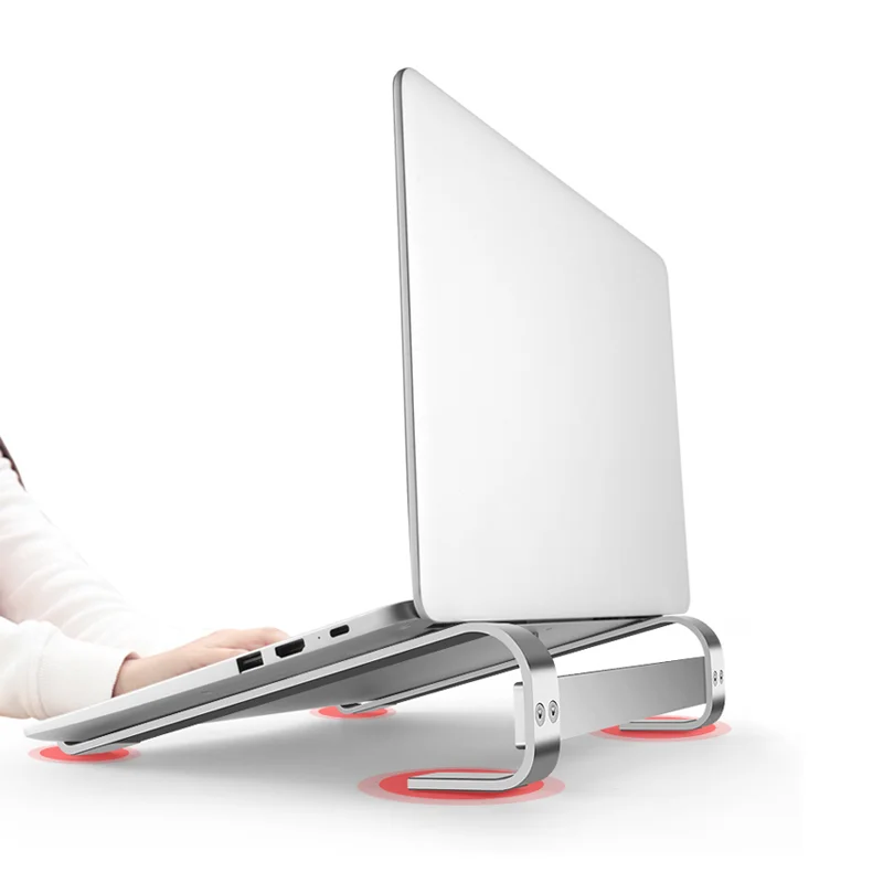 Регулируемая алюминиевая подставка для ноутбука портативный держатель для ноутбука для Macbook Pro iPad Air подставка для компьютера планшета охлаждающий кронштейн