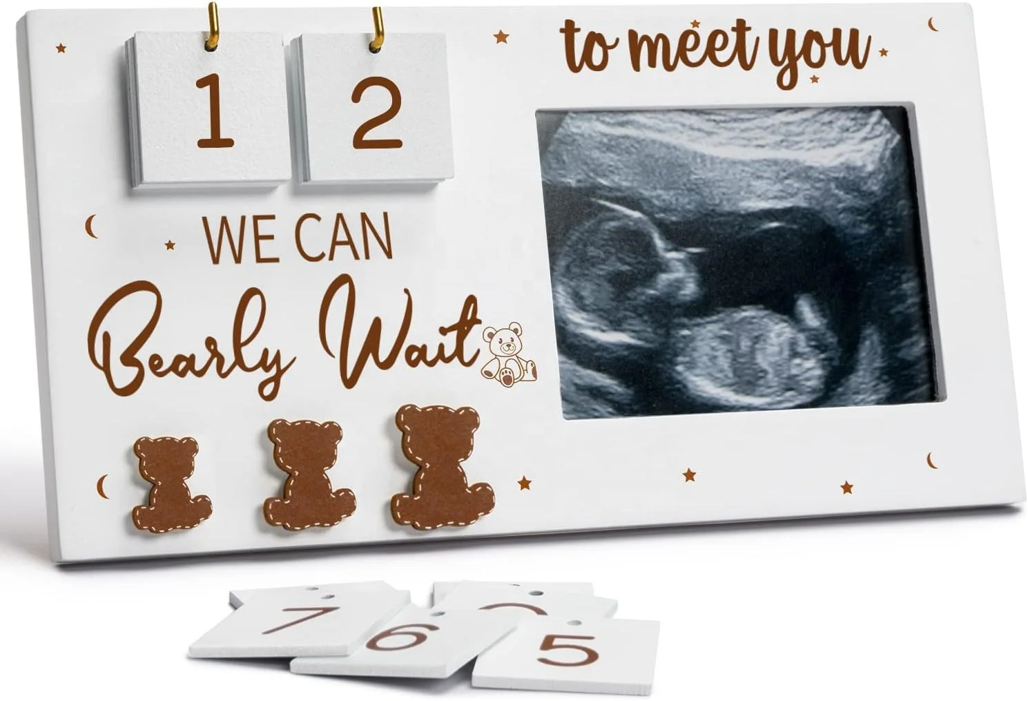 Newborn birth milestone photo commemorative wooden photo frame bedroom decoration photo frame