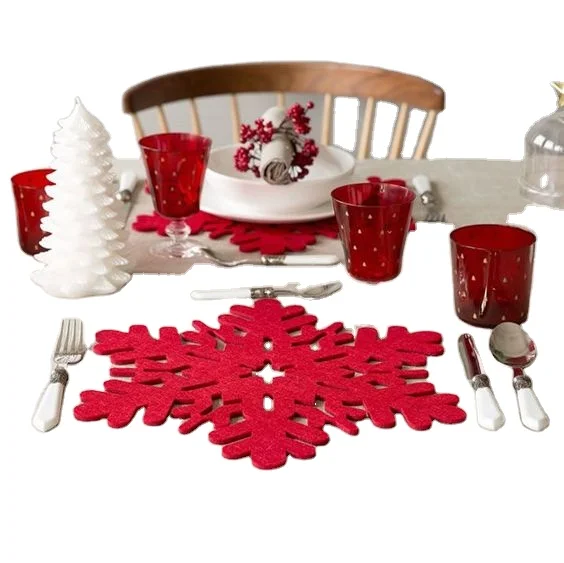 Круглый квадратный войлочный коврик для чашки, набор подставок для напитков с держателем