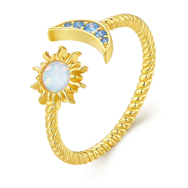 Jiang Yuan Fine Authentic 925 Sterling Silver CZ Design Rings Flower Zircon Sparkling Rings for Women Fine Jewelry Anniversary