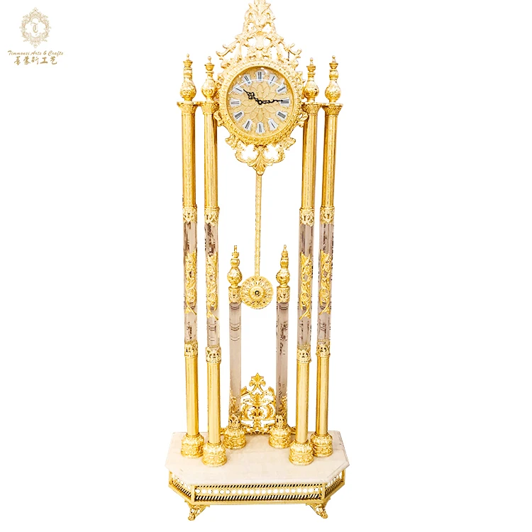 Factory Custom Design High Quality Luxury Floor Grandfather Clock For Home Decoration