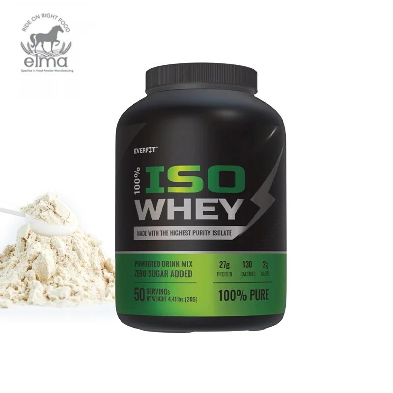 Идеальный выбор OEM/ODM Спортивная добавка чистый изолированный сывороточный протеиновый порошок способствует росту и восстановлению мышц