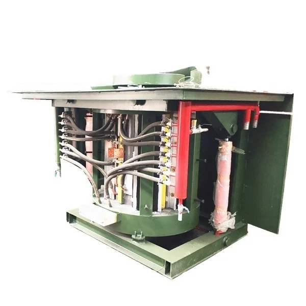 smelt copper scrap 500kg 50 minutes Medium Frequency Induction Melting Furnace