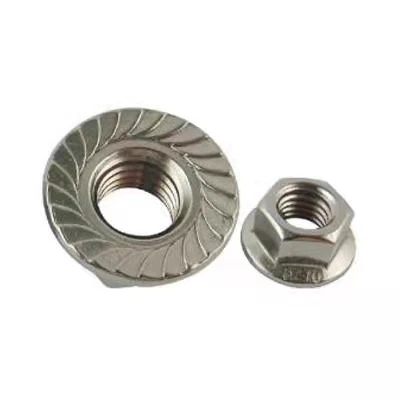 Grade8   Zinc  plated  Hexagon Flange Nuts  DIN6923  GB6177  Fine/Half thread  High quality productions