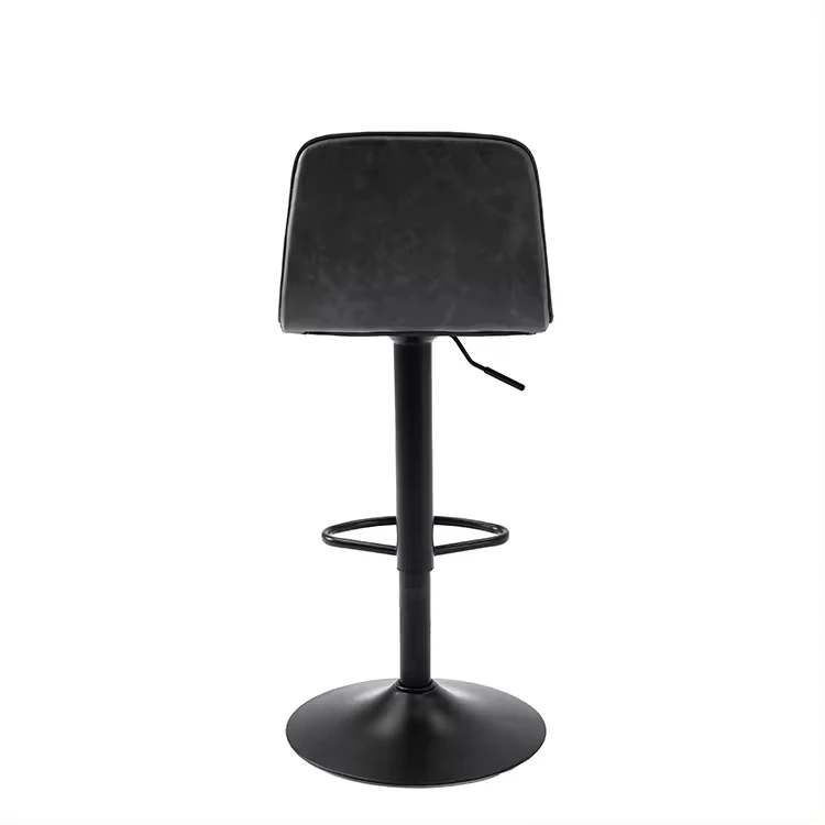 Wholesale Nordic Swivel Counter Height Adjustable Leather Bar Stool Chairs