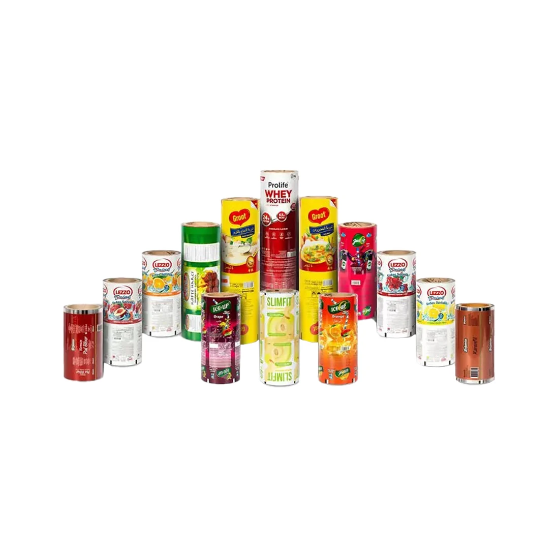 BOPP printing plain wrapping plastic food packaging rewind roll film