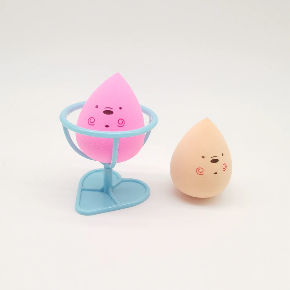 Красочная Косметическая Губка Блендер с принтом логотипа