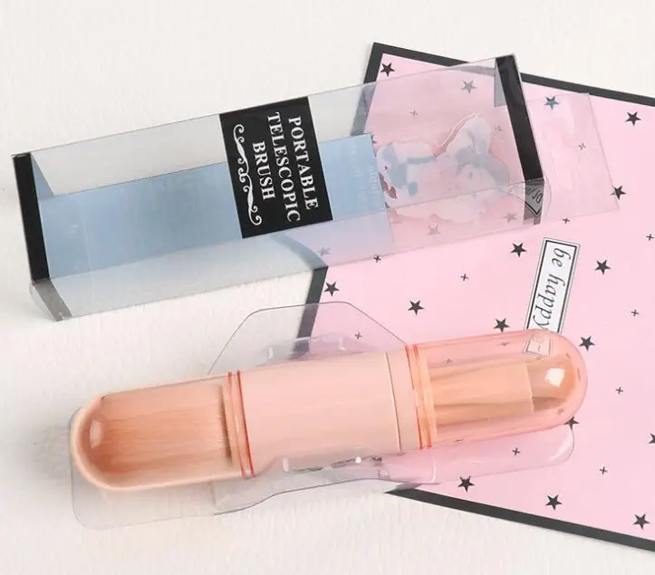 Telescopic Makeup Brushes 4 In 1 Portable Soft Brush For Eyeshadow Powder Foundation Blush Cosmetic