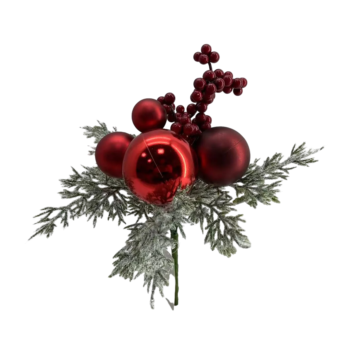 Ассорти из искусственных листьев Senmasine рождественские ягоды с сосновыми шишками Цветочная композиция венок зимний праздничный Декор