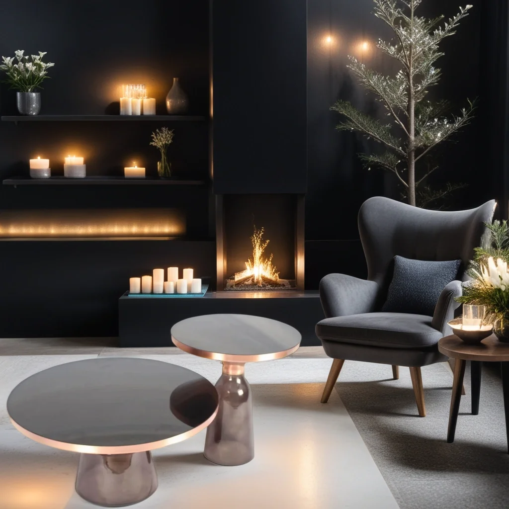 Hot Sale Living Room Furniture Design Modern Glass Top Gold Leg Coffee Table For Sale