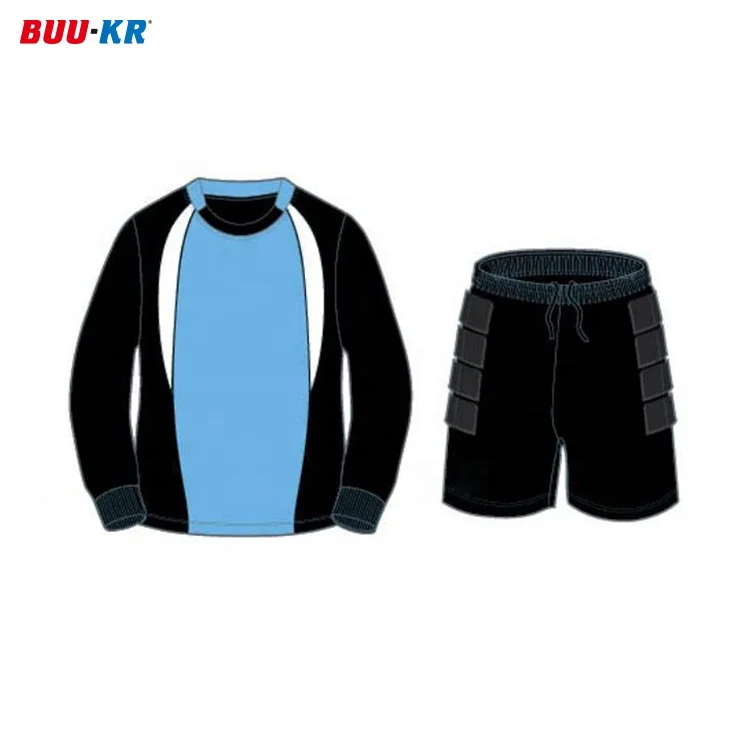 Buker New Design Sports Long Sleeve Custom Training Set Sublimation Polyester Football Kit Soccer Goalkeeper Jersey Uniform