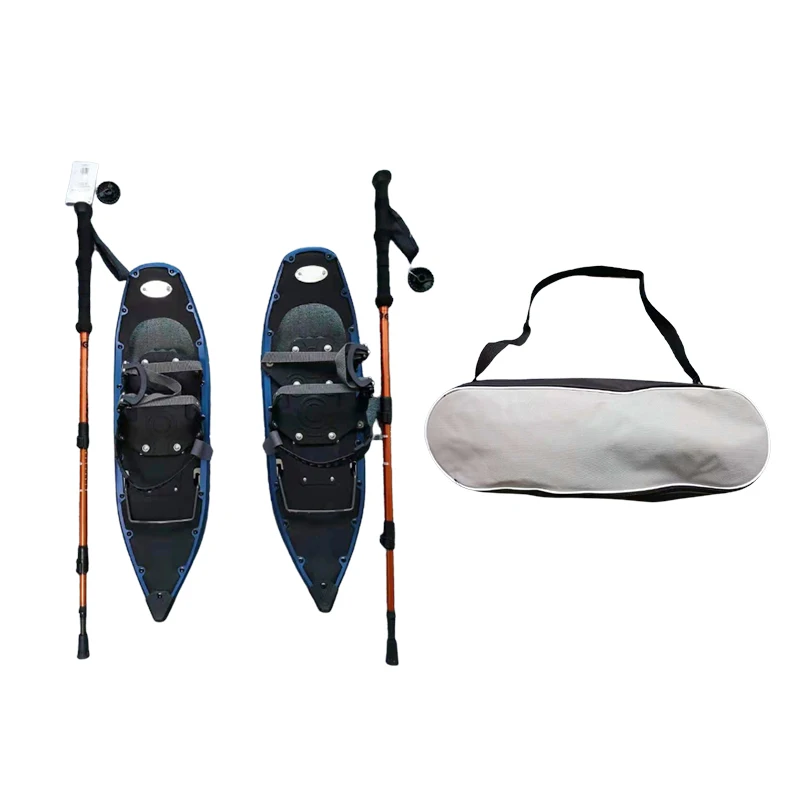 Light Weight Snowshoes 21'/36' with Carrying Tote Bag and Snowshoes PolesEasy to Wear Aluminum Alloy Snowshoes