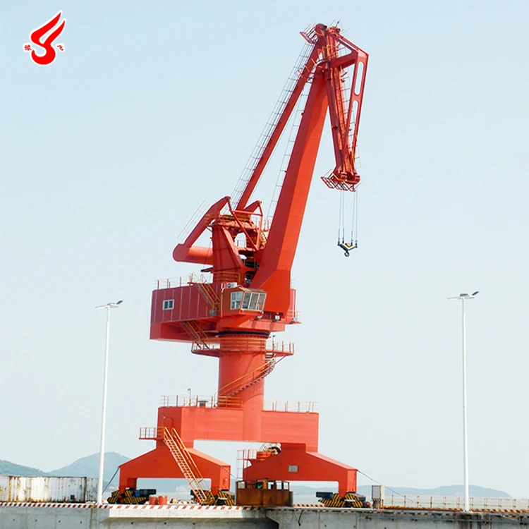 Heavy duty Wharf  Crane  luffing crane manufacturer