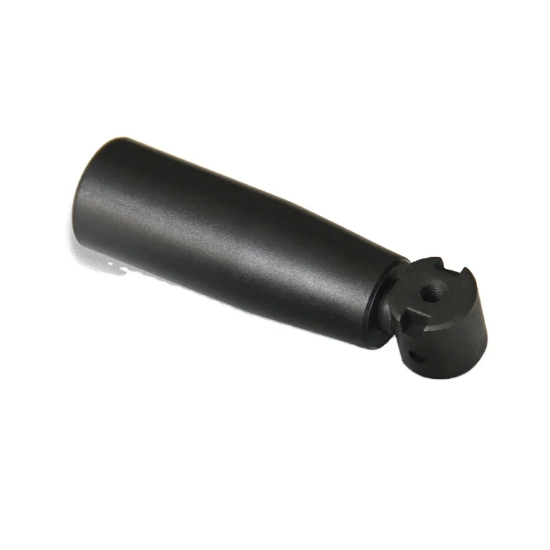 Mechanical accessories for lathe with foldable plastic handle Retractable nylon black folding handle