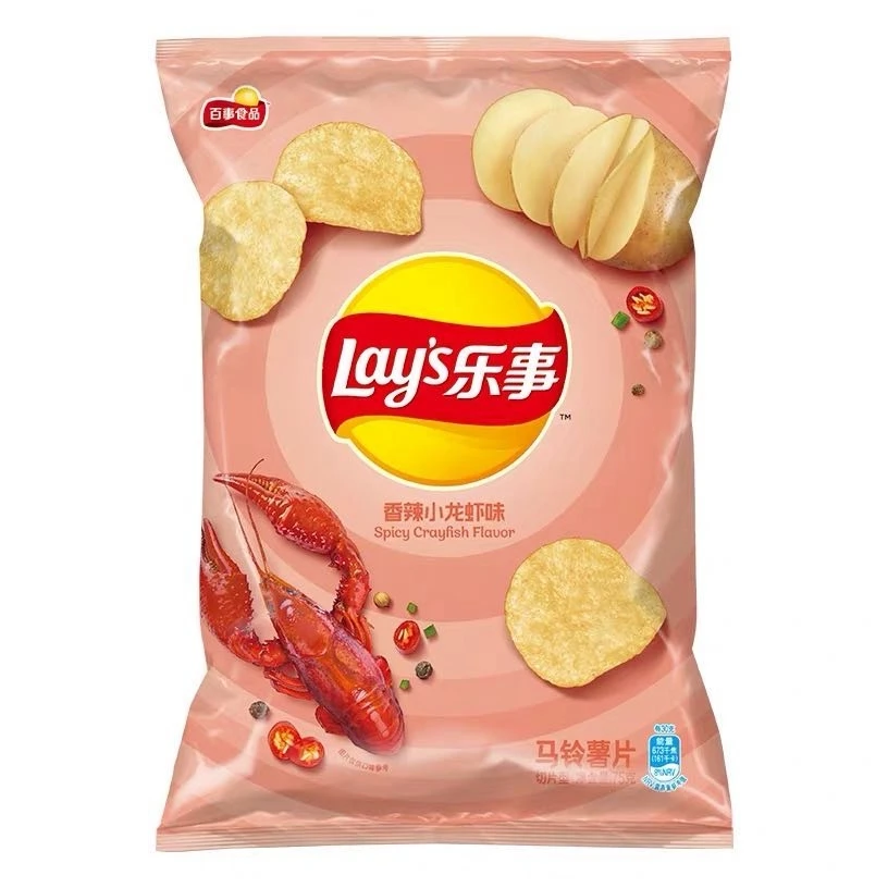 Lays china spicy crab flavor exotic giant snacks food snack Crispy Potato Chips