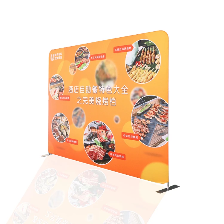 Besful Signs Photo Booth Tension Fabric Tube Display Shiny Gold Party Events Decoration Shiny Gold Photo Booth Backdrop