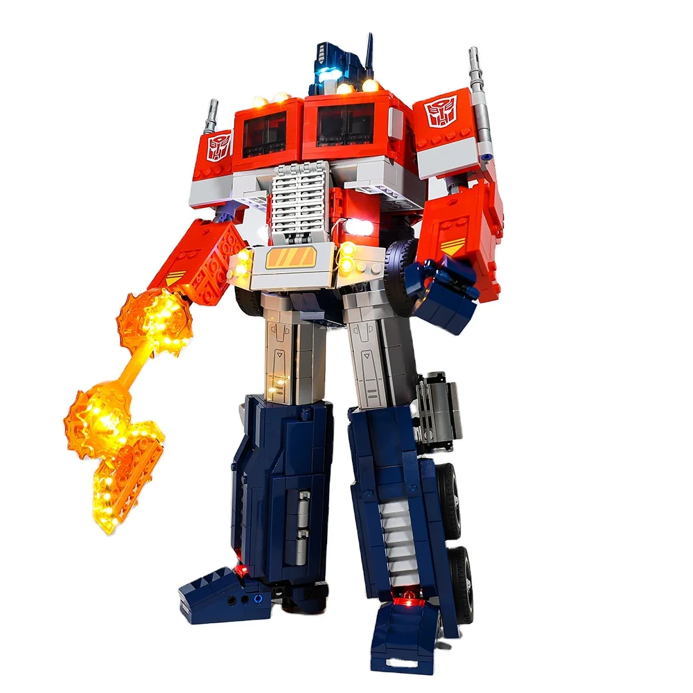 LED Light Kit For Optimus of  Prime 10302 Building Blocks Children Education Toys Set (Not Included Blocks)
