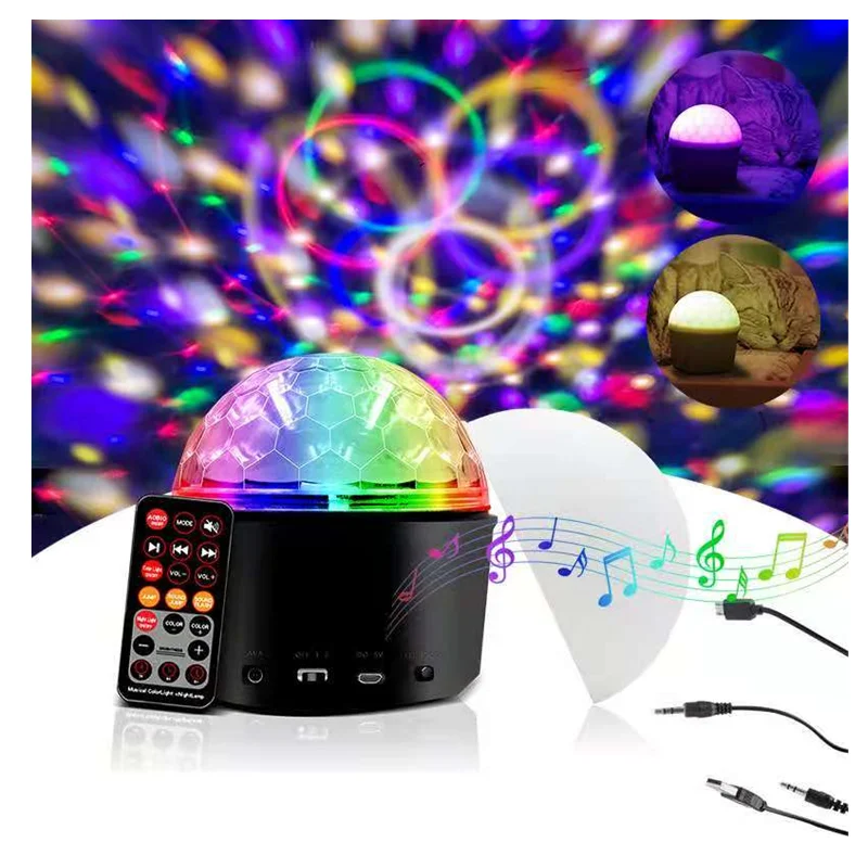 
Wireless RGB LED mini magic disco ball color lights led night light stage lighting for disco bar club ktv 