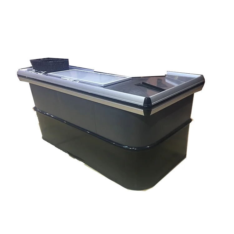 Oem Odm Stainless Steel Convenience Store Cashier Desk Retail Store Checkout Counter