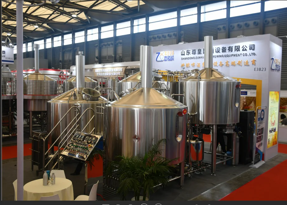 1000L 2000L Mash Tun Lauter Tun Boiling Kettle Whirlpool Tun 4 vessels Brewhouse System