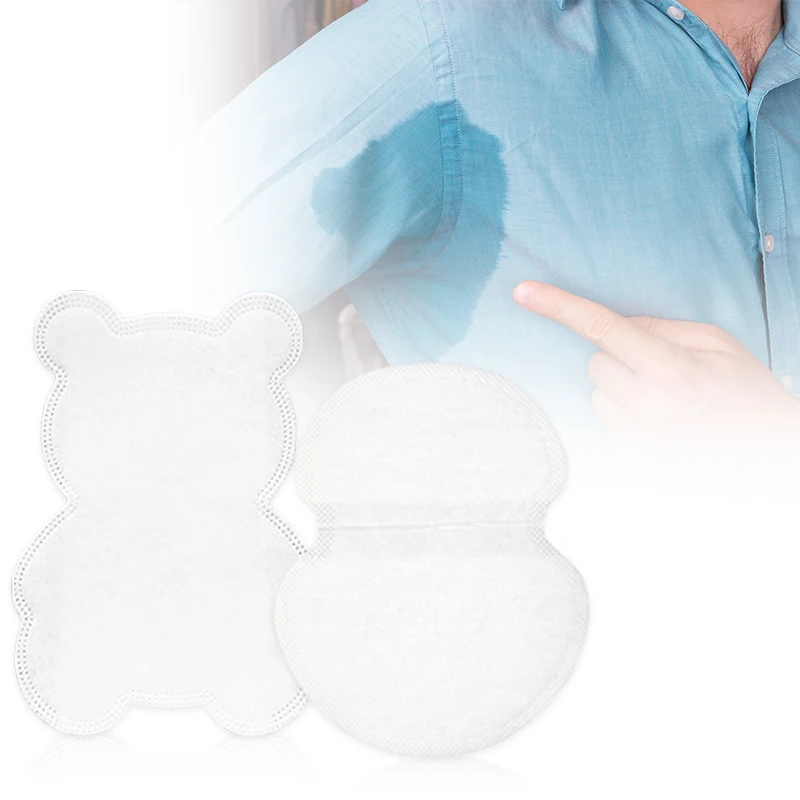 New products bear shape absorbent underarm sweat pad disposable t shirt with underarm sweat pad