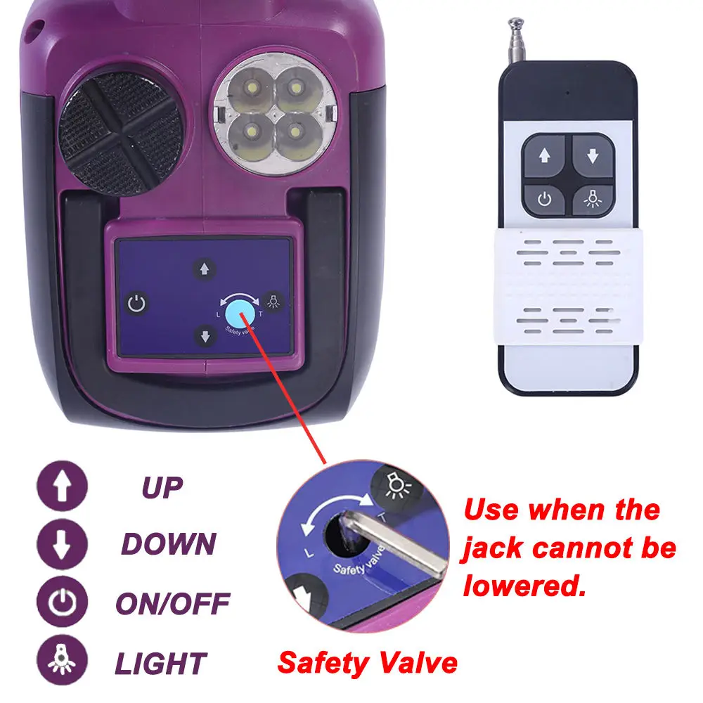Ananke Tools 5T 12v car electric hydraulic jack Car version tool Electric car jack