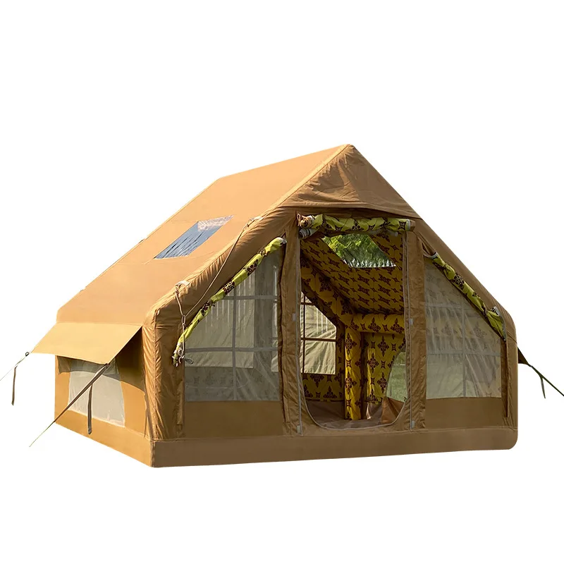 Outdoor camping inflatable tent