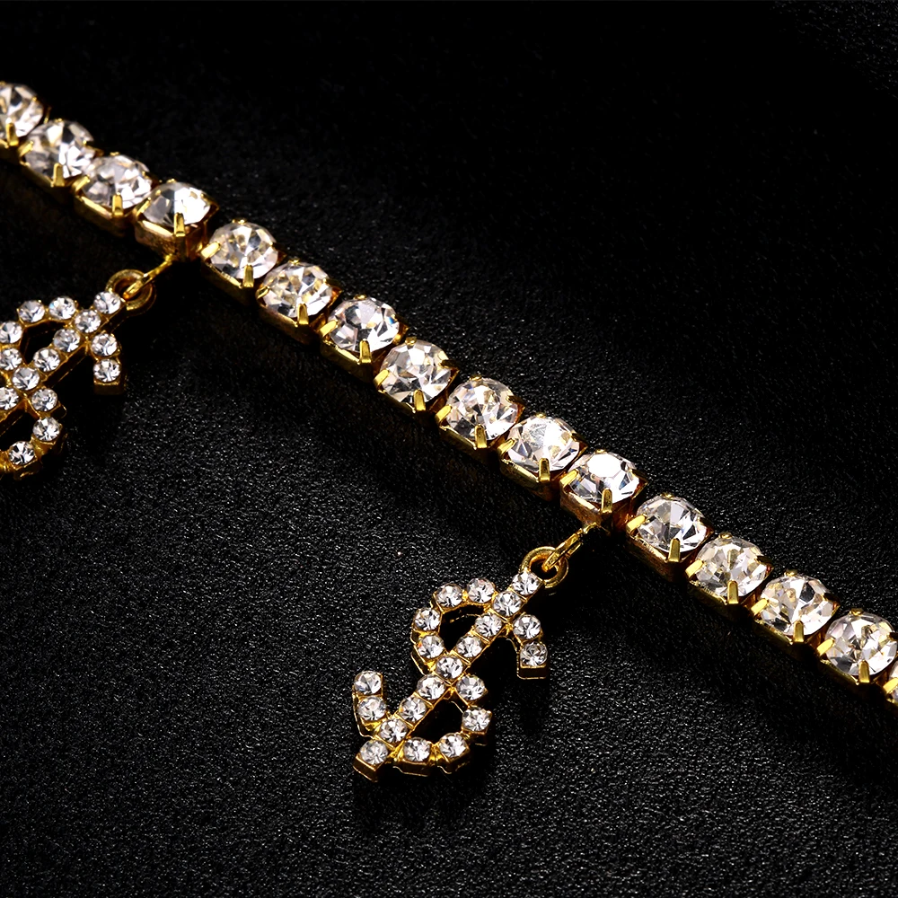 Sexy Double Layer Drop Dollar Rhinestone Nipple Chain Jewelry For Women Girls Nightclub Party Crystal Body Chain Hot Sale