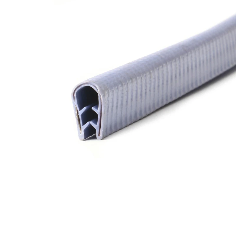 PVC U rubber car door edge protection used for door and window sealing and sound insulation