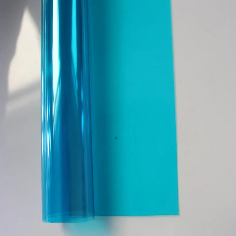 New design privacy color decorative tinted glass blue film for office window