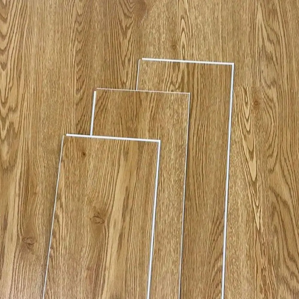 Low Price Pvc Flooring Vinyl Plastic Dark Red Wood Grain Spc Flooring