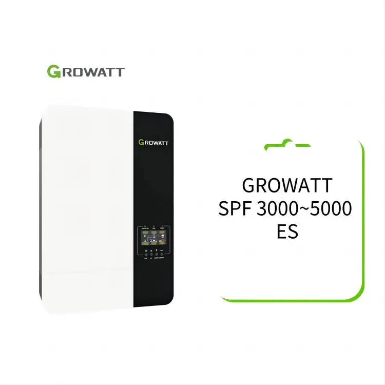 New Technology Growatt Solar Inverter SPF 3000~5000 ES Solar Inverter 3kw 3.5kw  5kw For Home