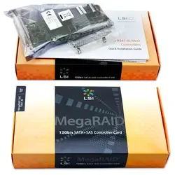 LSI MegaRAID SAS 9361-8i 8-портовый 12 Гб/с SATA + PCI-Express 3 0 низкопрофильный контроллер рейда одиночный для сервера